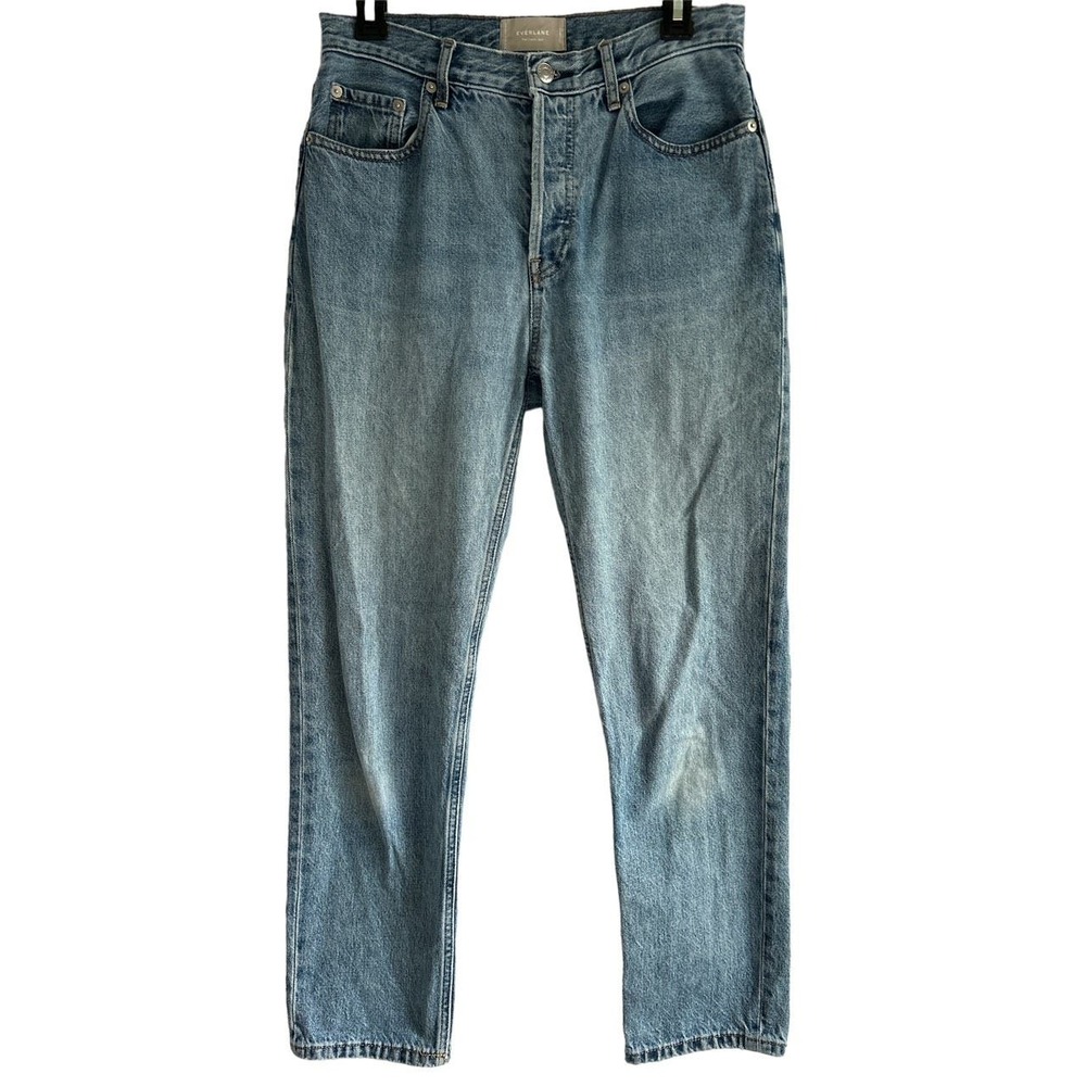 Everlane Women’s Size 27 The Cheeky Jean Button Fly Stone Wash Sky‎